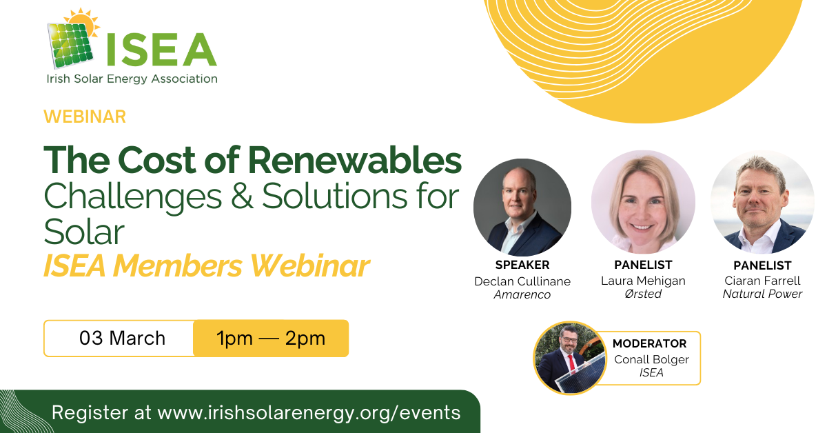 Webinar Recap: The Cost of Renewables