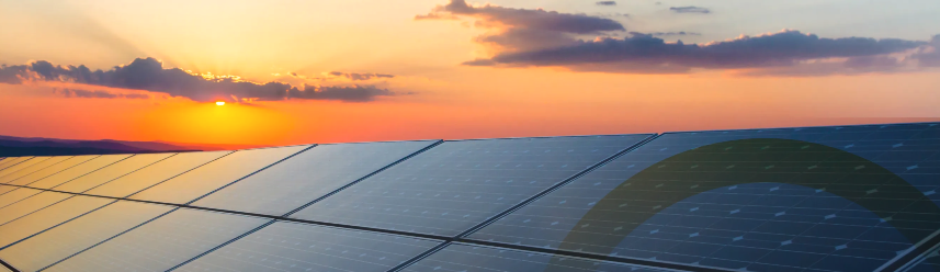 solar panels on the horizon