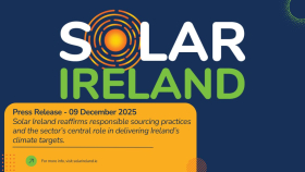 Press Release: Solar Ireland reaffirms responsible sourcing practices and the sector’s central role in delivering Ireland’s climate targets